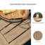 Table de bout en bois massif Gundrath