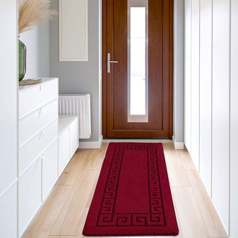 Buerkle Solid Colour Area Rug, Runner 80 x 330cm