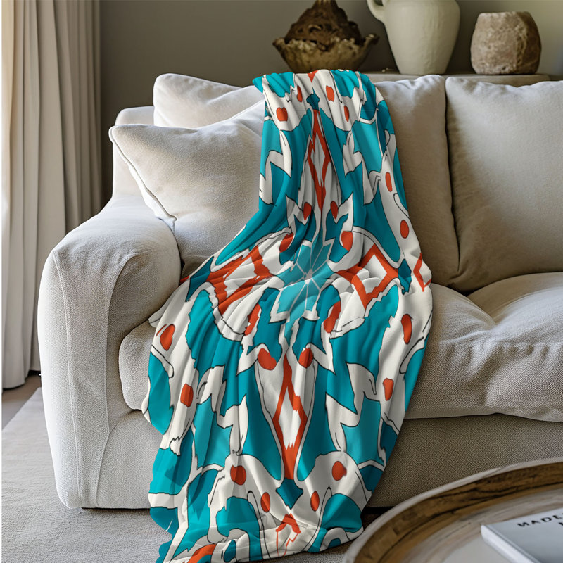 Arabian Tile Styles - 1 pièce Sherpa Premium, Lit simple