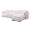 Canapé modulaire en velours côtelé 4 pièces Tov Furniture Travie-1695301938