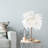 LED Feather Table Lamp With Touch Switch-1537083703