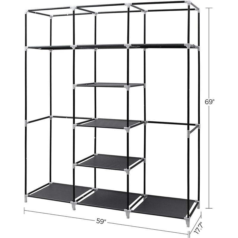 Malvene 59'' Portable Wardrobe
