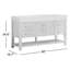 Meuble-lavabo simple 60 po Maho en gris cendré lavé avec comptoir en pierre intégré Maho
