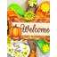 Couronne de bienvenue d'automne