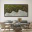 Grande impression sur toile encadrée, impression de paysage abstrait pour la décoration intérieure moderne-118737034-118737033