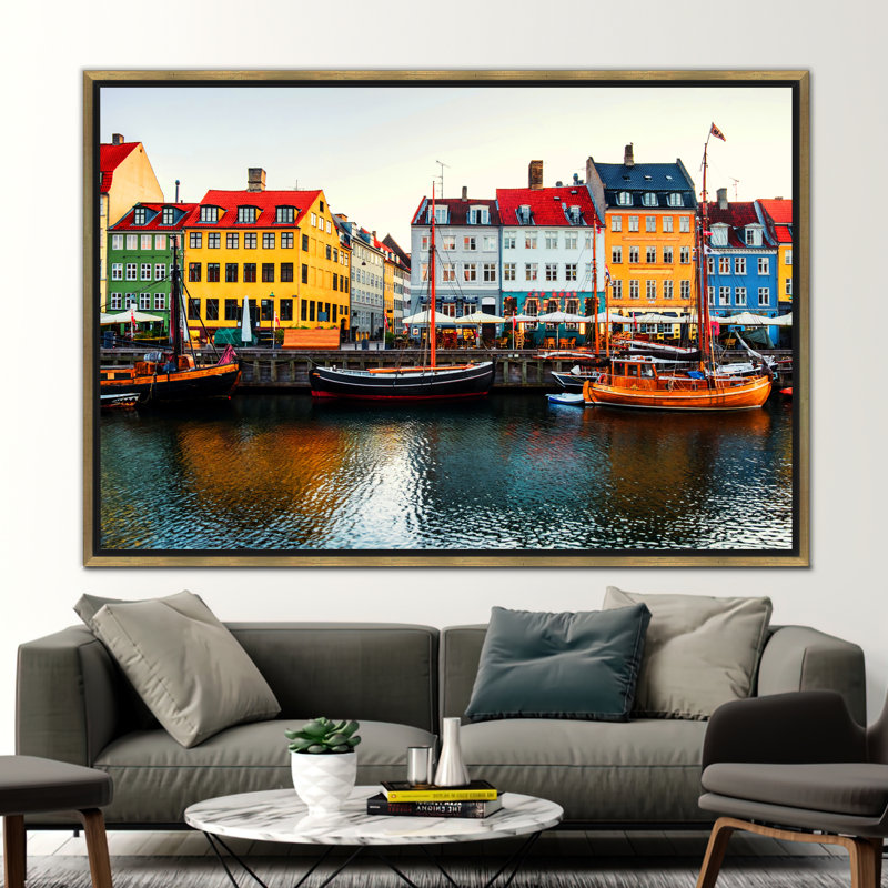 Print on Canvas, Gold Floater Framed, 60 cm H x 90 cm W