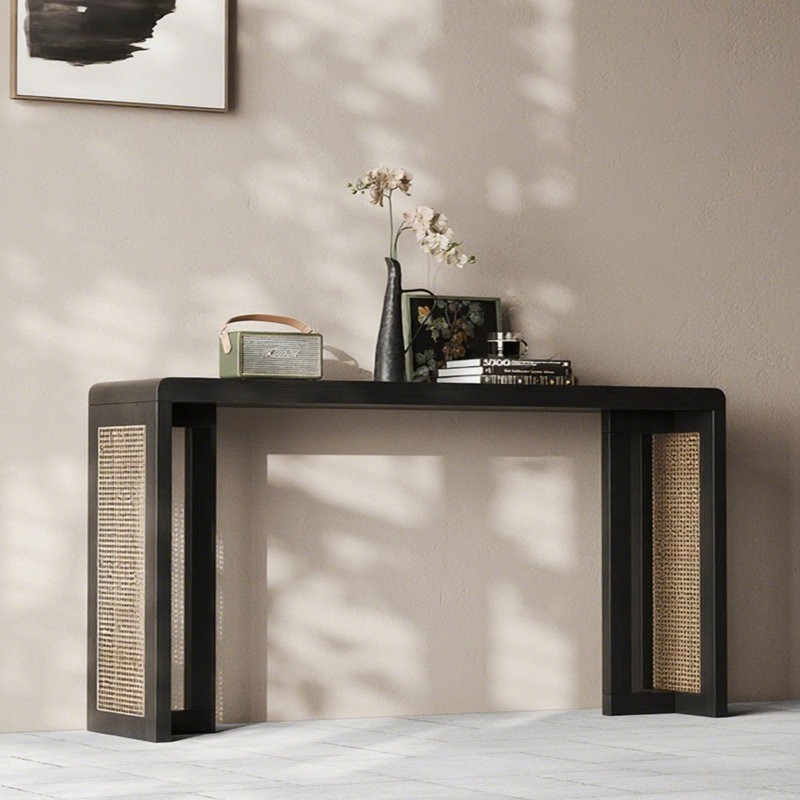 Console moderne minimaliste, H 29,53 po x l 55,12 po x P 13,78 po