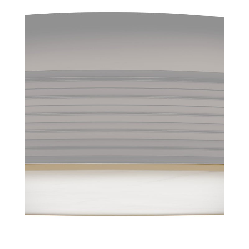 Aydan 1 - Light LED Flush Mount, 2.5" H x 15.75" W x 15.75" D, Brushed Brass, 21 W