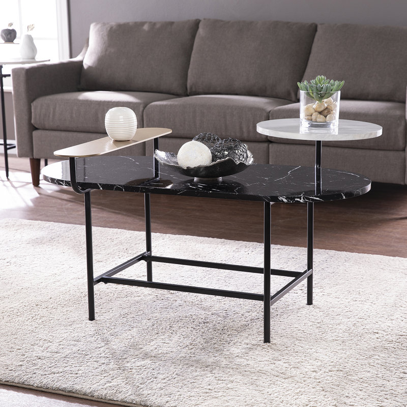 Table basse Judmont avec plateau en relief