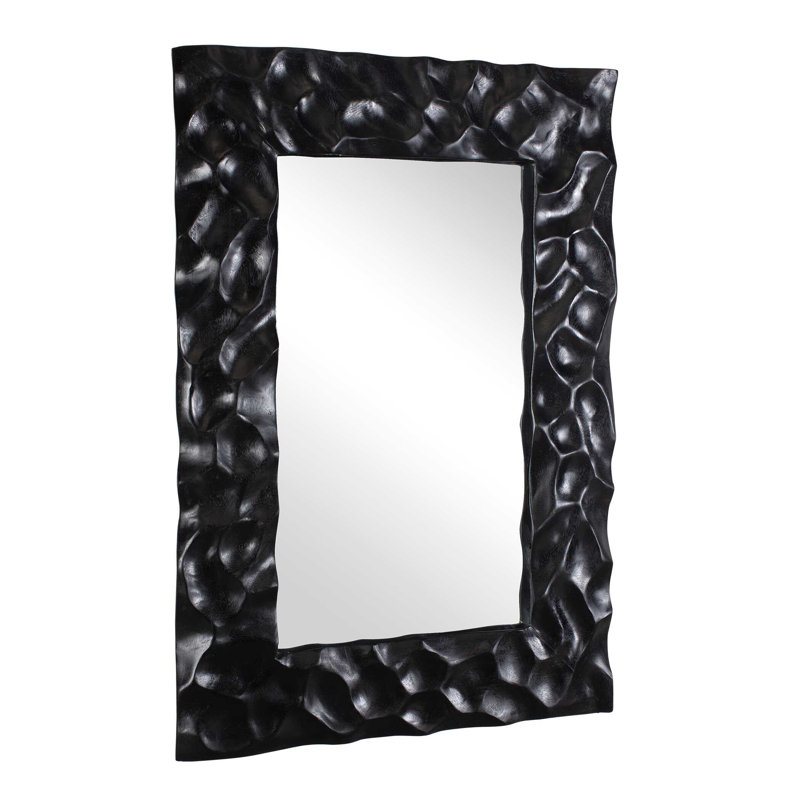  Malosi Black Carved Mirror