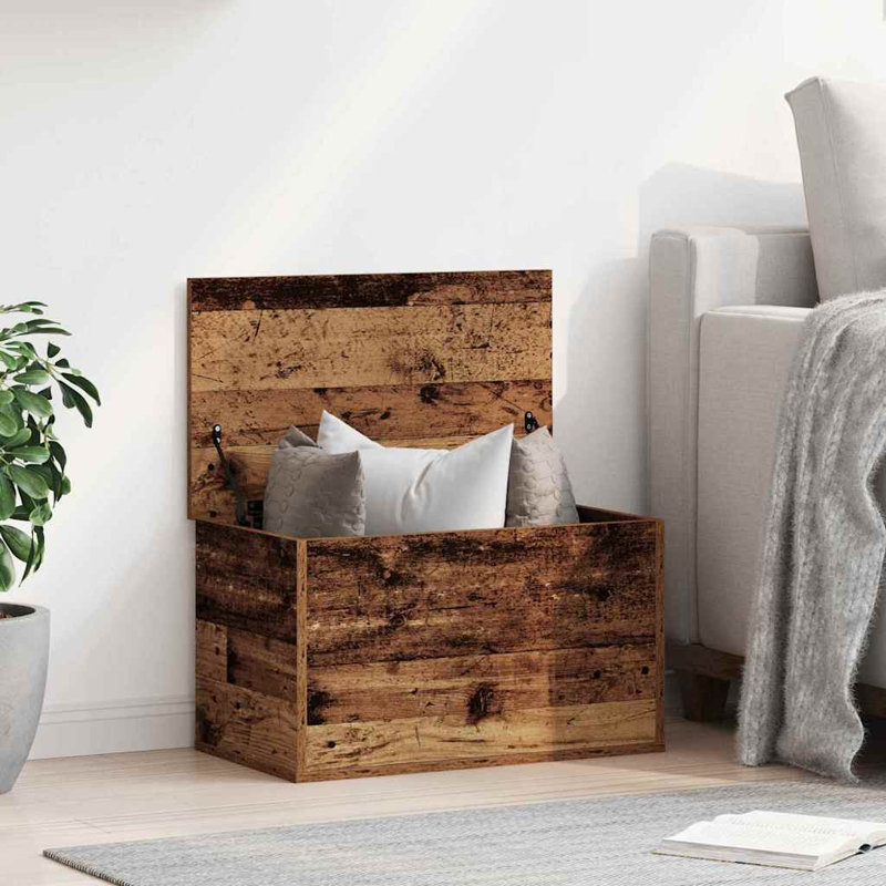 Camp Trunk / Footlocker, Old Wood