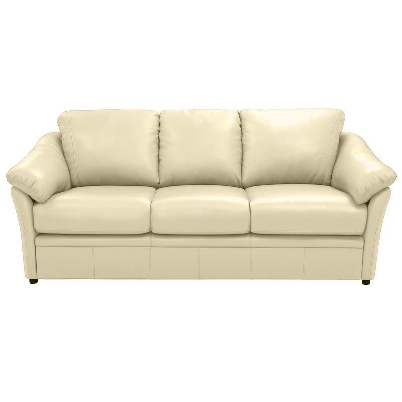Ramdev Upholstered 80'' Sofa, Cream