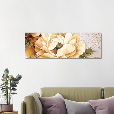 Summer Fresh Poppies by Linda Thompson - Wrapped Canvas Panoramic Gallery-Wrapped Canvas Giclée