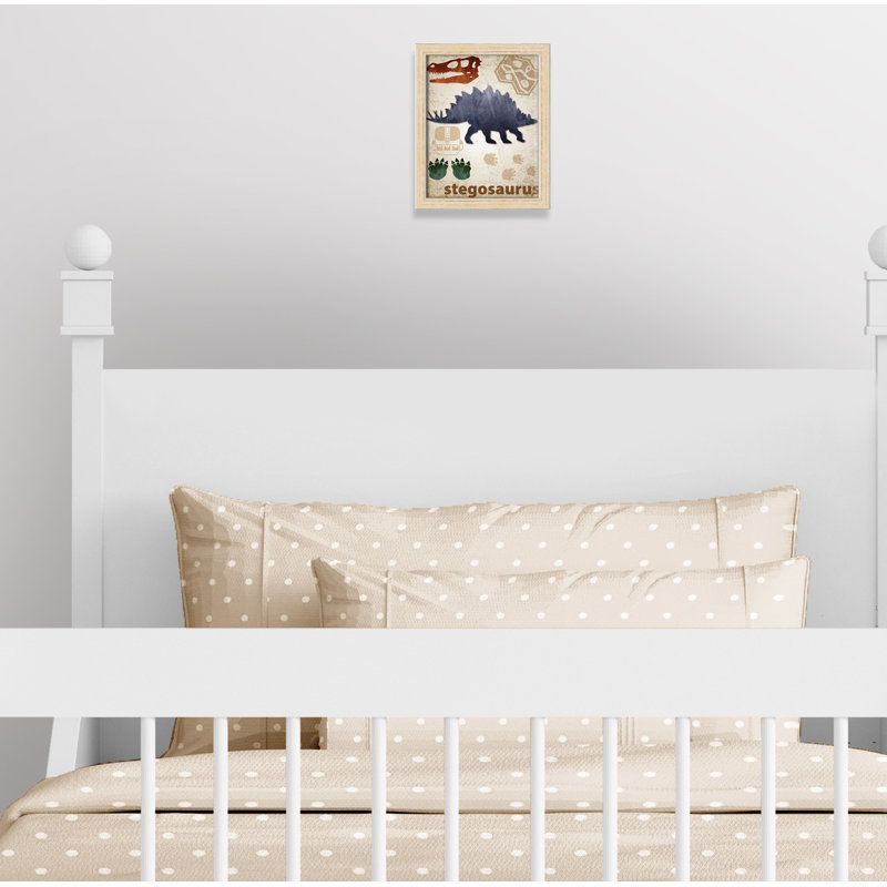 Décalcomanie murale Dinosaures-02 ', H 11 po x l 9 po x P 1,1875 po, Encadré de boîte beige