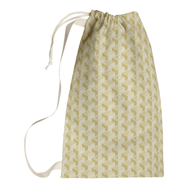 Jordao Laundry Hamper with Handles, 36" H x 28" W x 1.5" D, Yellow