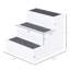 Rampe d'escalier blanche pour animaux 3 niveaux
