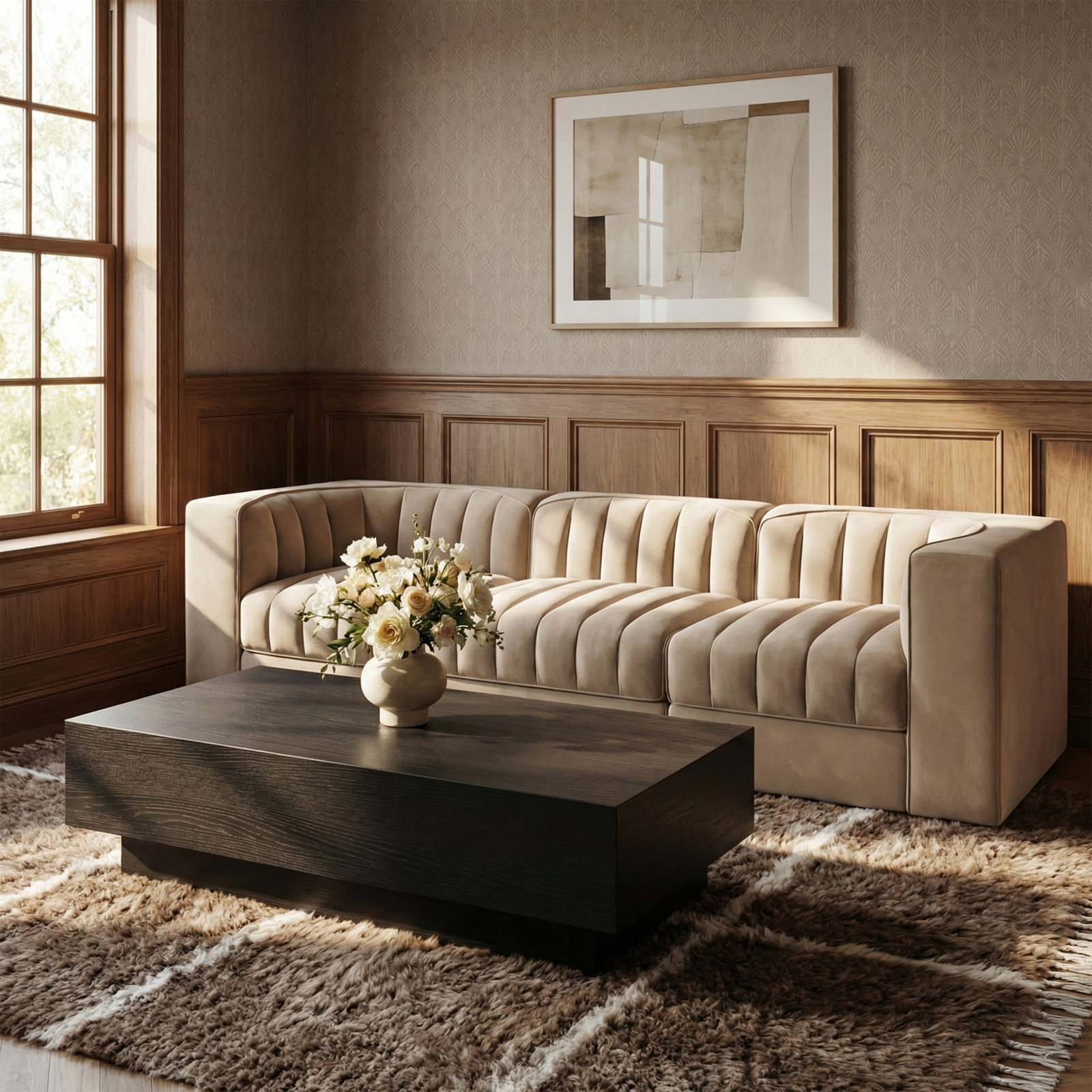 Otto 52" Coffee Table, Black