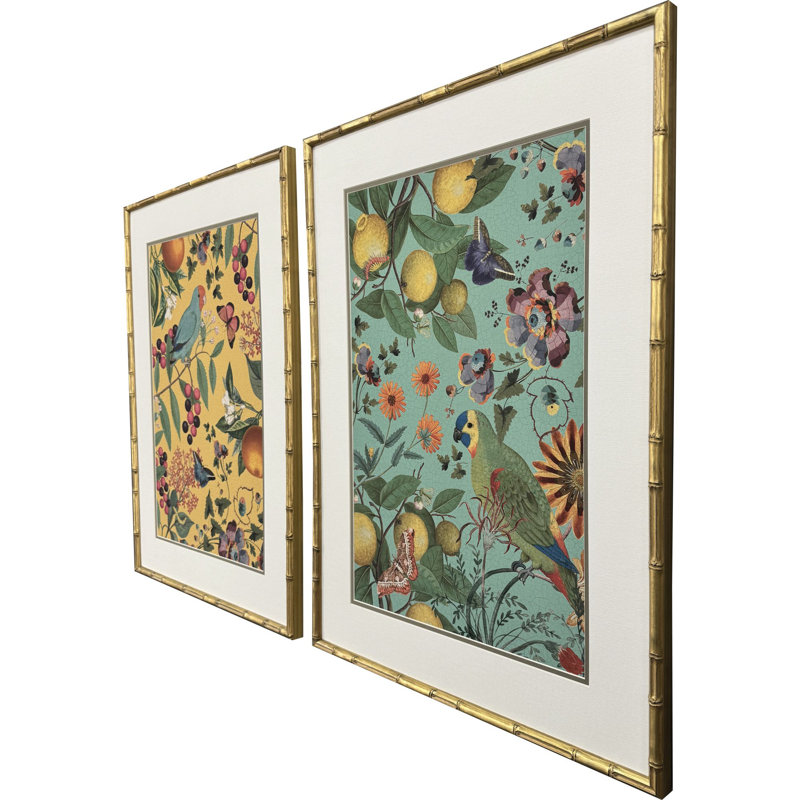 Floral Fruit Garden Framed Art