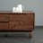 Log black walnut end table-107556611
