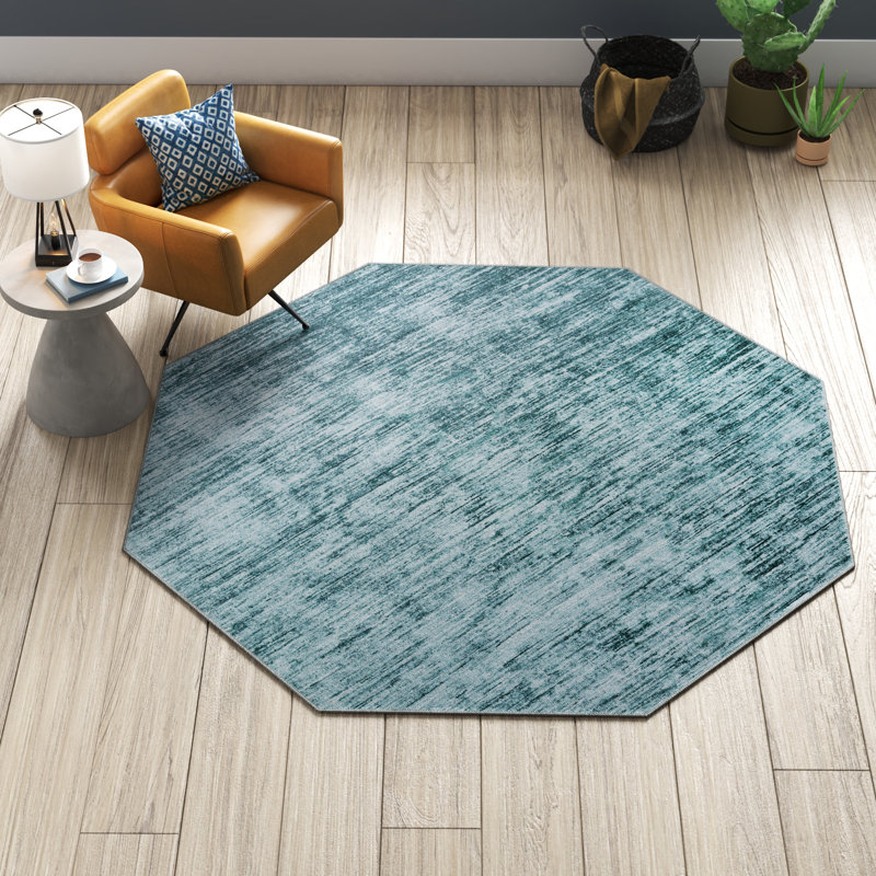 Tapis bleu Montalvo, Octogone 7 pi 9 po x 7 pi 9 po