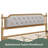 Solid Wood Bed Frame With Upholstered Tufted Headboard-1573564243-1573564242
