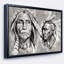 «Native American Indian Heads», impression sur toile-64636254-64636256