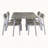 Modern 5 piece dining table set