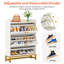 16 Pair Flip Down Shoe Storage