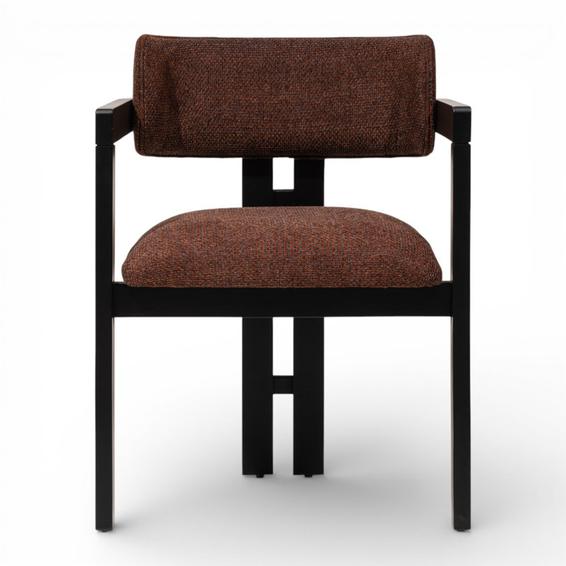 Chaise haute Aaron, Coffee, Noir