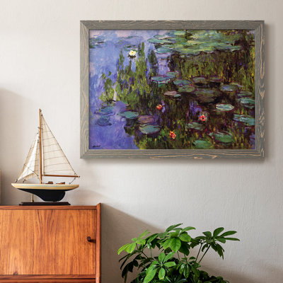 «Gardens by Monet», reproduction d'art encadrée sur toile par J Paul
