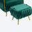Misheel Velvet Barrel Chair with Ottoman-613010303