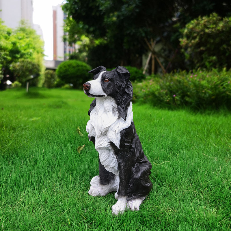 Statue de chien Matthew Border Collie
