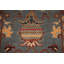 Tapis de couloir oriental fabriqué à la main gris Kazak 2 x 6