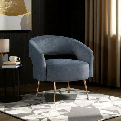 Fauteuil d'appoint 27,5 po Candide Modern Glam