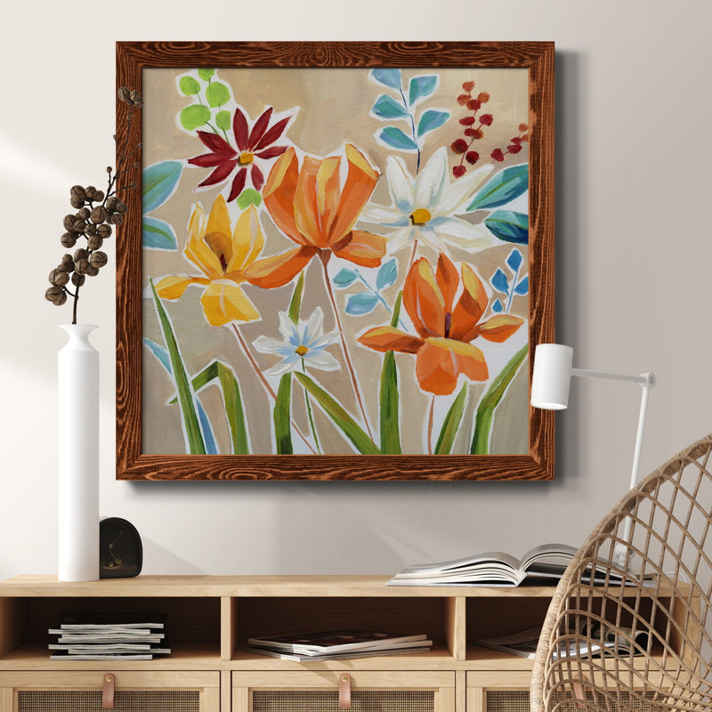 Cadre photo sur toile Pumpkin Patch, H 31,5 po x l 31,5 po x P 1,5 po, Cadre en érable