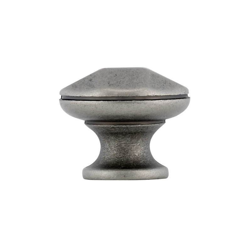 Expression 1 3/16" Diameter Round Knob, Faux Iron