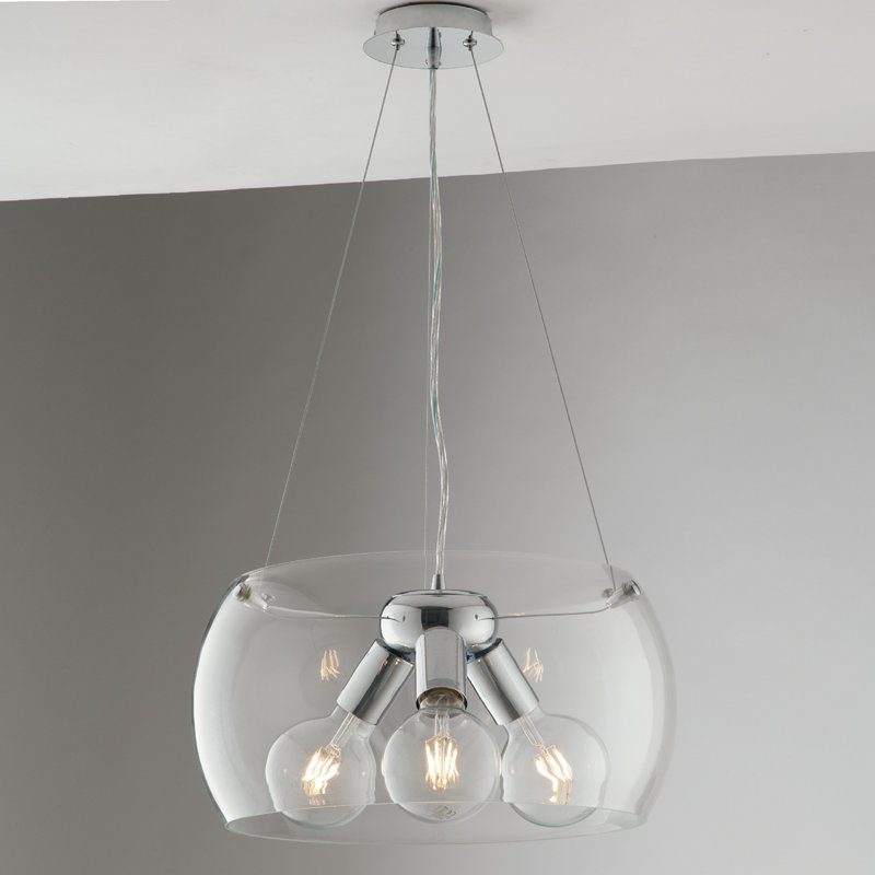 Caniesha 3 - Light Shaded Pendant, Transparent, Transparent, Transparent