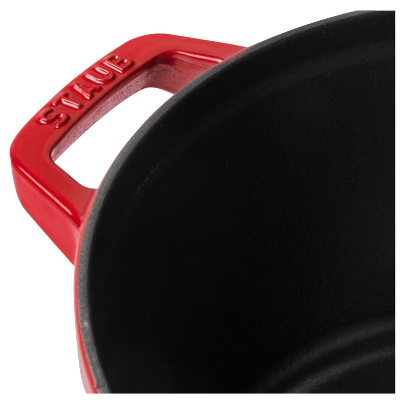 La Cocotte Stackable Set Large, Cast Iron, Cherry