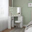 Coiffeuse avec miroir Jaylianie