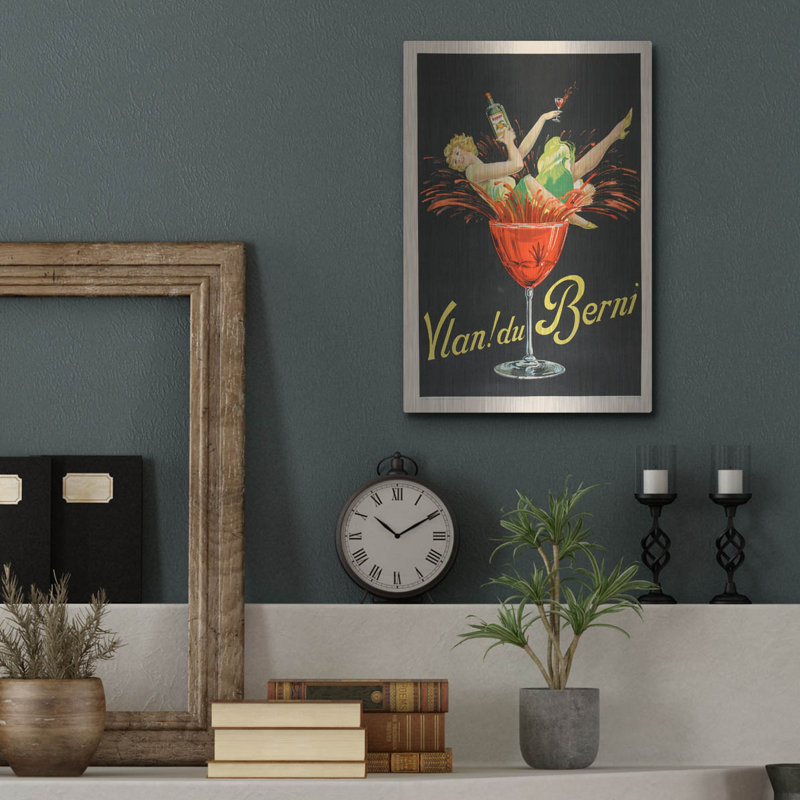 Winston Porter «Berni» par Vintage Posters, art mural en métal, H 16 po x l 12 po