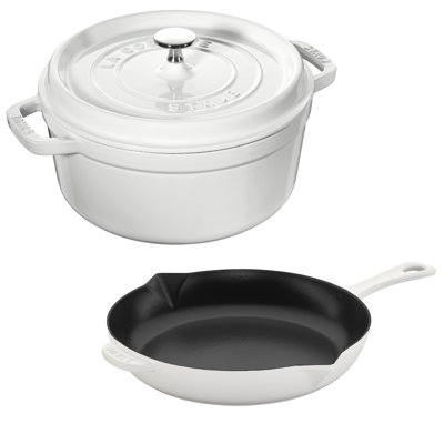 Staub 3 Pieces Cast Iron Cookware Set