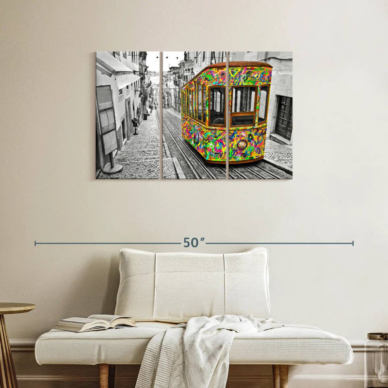 Mehar Lisbon Tram, 42" H x 65" W