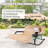 Subinka Steel Outdoor Rocker Bench
