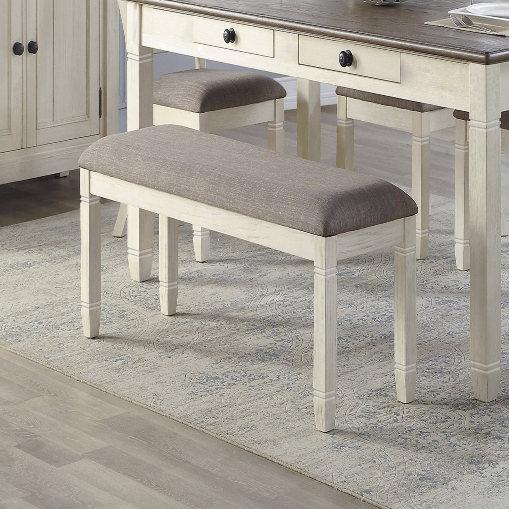 Red Barrel Studio 1-Piece 48-Inch Bench Upholstered Design Seat ...