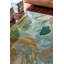 Saltillo Handmade Wool Abstract Area Rug-460856299-460856301