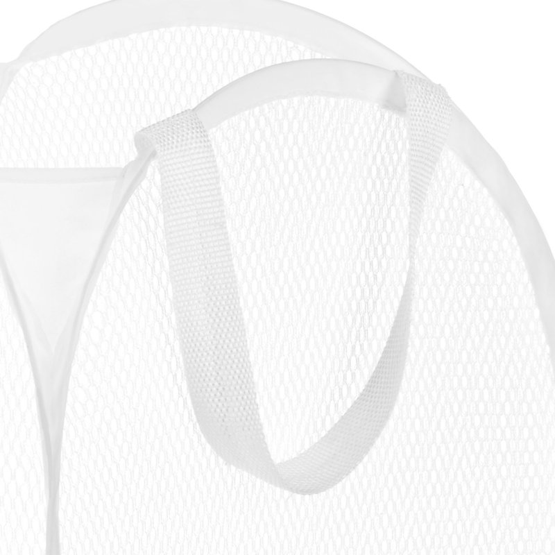 Whitmor Pop & Fold Laundry Hamper - White