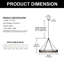 Candle Style Wagon Wheel Chandelier, Traditional Style-611394955-611394953