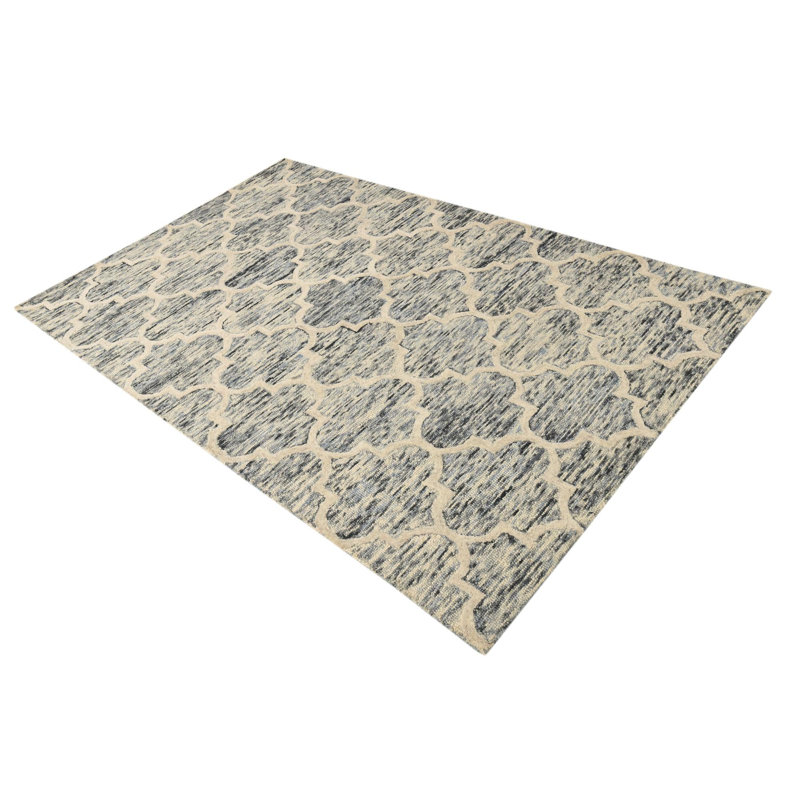 Tapis bleu clair 5 x 8 Percy