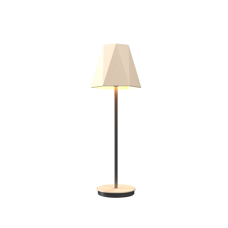 Facet Buffet Table Lamp, 29.92" H x 7.87" W x 7.87" D, Organic Cappuccino