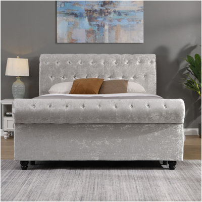 Base de lit tapissier Hartfried